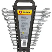 Topex 12 tlg. Ring-Maulschlüsselset 6 - 22 mm (1,48 &euro; pro 1 Stück)