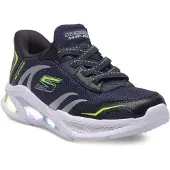 SKECHERS Slip-Ins: Meteor-Lights Klittenband Laag - Blauw - Maat 28