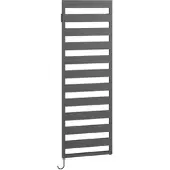 Kermi Casteo-E Bad- und Wohnheizkörper, graphit metallic, 986 mm Höhe x 500 mm Länge x 30 mm Tiefe, links, 400 Watt, IPX4, Elektrobetrieb