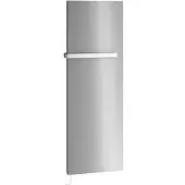 Kermi Rubeo-E Handtucherwärmer, Glanzsilber Metallic, 1725 x 570 x 66 mm, rechts, 410 Watt, IPX4, WWS weiß