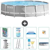 Intex Prism Frame Pool Rund - 427x107 cm - 7-teilig S541