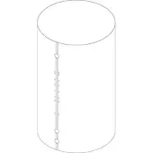 Buderus Verkleidung S1000.6 silber - 7735501780