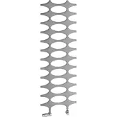 Kermi Ideos Bad- und Wohnheizkörper im Elektro-Zusatzbetrieb, Glanzsilber Metallic, 1526 x 758 x 37 mm, rechts