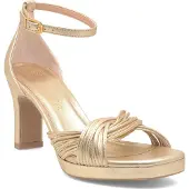 Unisa SELENA_LMT PLATINO, Sandaletten in Gold für Damen, Größe 41