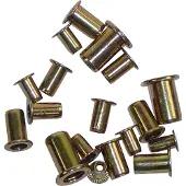 Westfalia Blindnietmuttern Set 100 tlg.- M3, M4, M5, M6 je 25 Stück
