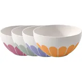 Villeroy & Boch Müslischale 4tlg. Fleur couleur