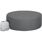 Bestway Spa-Abdeckung PVC und POM Grau