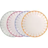 Villeroy & Boch Frühstücksteller "Frühstücksteller Fleur Couleur ø 21,2 cm 4er Set bunt"