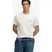 Superdry für Herren. M1012353A Lo-fi Dockside T-shirt off-white (XXL), Weiß, Lässig, Baumwolle, Kurzarm