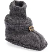 Mikk-Line Überziehschuhe Merinowolle, Anthracite Melange, 62-68