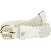 Tommy Hilfiger Essential Effortless Belt Soft Cream Größe: 80 | Gürtel Outlet | Damen | Weiß