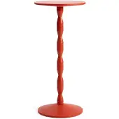 Design House Stockholm - Pedestal Beistelltisch, rot-orange