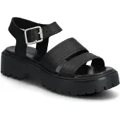 Timberland Damen Stone Street Backstrap Sandal Black Full Grain-Schuhgröße 40