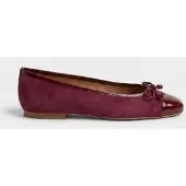 Lk bennett Kara Flats Burgundy Größe: 35 | Ballerinas Outlet | Damen | Braun