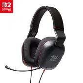 PowerA - Kabelgebundenes Stereo-Headset für Nintendo Switch 2 - Schwarz
