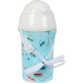 Safta Automatisches Öffnen Mit Strohhalm Vorschulautos Wasserflasche 500ml Durchsichtig Durchsichtig One Size