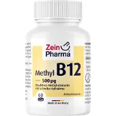 ZeinPharma B12 - 500µg Methycobalamin - 60 Lutschtabletten