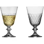 Lyngby Glas Weißwein Weinglas Eaton Clear 230 ml (2er Set)
