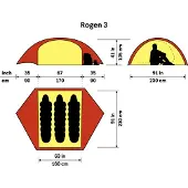 Hilleberg Rogen 3 Rucksackzelt