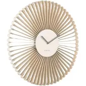 Karlsson - Wanduhr Cascara - Weiß - 50x50x50cm