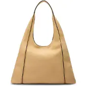 Manfield Gelbe Schultertasche aus Leder | Größe Onesize