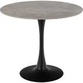 Ebuy24 Esstisch Malta Grau quadratisch 90x90x75 cm