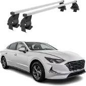 Menabo Dachträger Grundträger für Hyundai Sonata VIII 2019-2025 Stahl Grau 2tlg