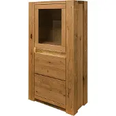 MASSIVMOEBEL24.DE MASSIVMOEBEL24 Highboard Wildeiche 73x40x142 braun geölt KENT #306
