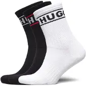 HUGO Dreierpack kurze Socken mit Logos Grösse 39-42