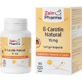ZeinPharma Beta Carotin Natural 15 mg Weichkapseln 90 St