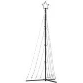 vidaXL LED Weihnachtsbaum 447 LEDs Kaltweiß 249 cm 4016433