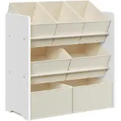 Songmics Kinder-Spielzeugregal mit 7 Aufbewahrungsboxen