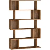 Vasagle Bücherregal mit fünf offenen Ebenen LBC416K01