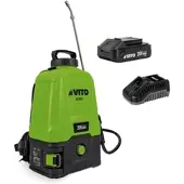 Vito 20V Akku-Sprühgerät Lithium 3.0Ah Akku + Schnellladegerät 16Liter Behälter