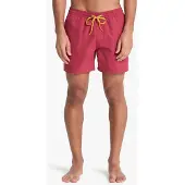 Quiksilver Badeshorts "EVERYDAY VOLLEY 15" unifarbene Optik, mit kontrastfarbenen Details, Straight-Leg-Passform