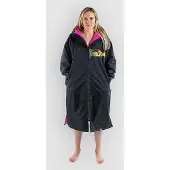 Dryrobe Advance Long Sleeve Schwarz Pink M REMIX C