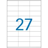 Agipa Adress-Etiketten, 70 x 31 mm, gelb