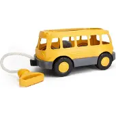Green Toys Pull Along School Bus Wagon, 18 Monat( e), 4 Rad/Räder, Grau, Gelb