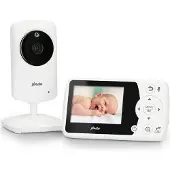 Alecto DVM64 - Babyphone mit Kamera und 2,4 Zoll Farbdisplay, Gegensprechfunktion und Temperaturanzeige - Weiß