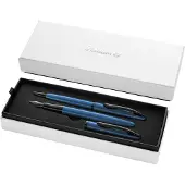 Pelikan Tintenroller Füllhalter & Kugelschreiber Jazz Noble Elegance im Set, Aquamarin