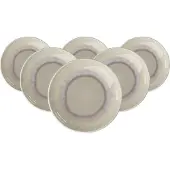 Like. by Villeroy & Boch Frühstücksteller "Teller Perlemor Sand ø 16 cm 6er Set beige" Spülmaschinengeeignet, Mikrowellengeeignet