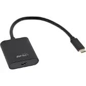 Intos USB Display Konverter, USB-C ST zu Mini DisplayPort 4K/60Hz, schwarz, 0,2 m, USB Typ-C, Mini DisplayPort, Männlich, Weiblich, Gerade