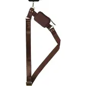 Selencia Handykette mit kleiner Tasche - Mocha Brown