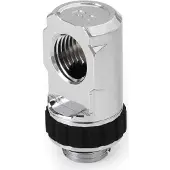 Alphacool Apex Grip adapter 90° OT/IT G1/4 rotatable chrome