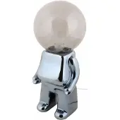 Leitmotiv - Tischleuchte Ross Led - Schwarz - 12x12x27cm Tischlampe - Nachttischlampe, Wohnzimmer, Schlafzimmer