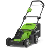 Greenworks 2504707UB, Schieberasenmäher, 41 cm, 2,5 cm, 8 cm, 50 l, 90,3 dB