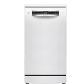 Bosch Serie 4 SPS4HMW49E, Freistehend, Single (45 cm breit), Weiß, Schwarz, Tasten, 1,65 m
