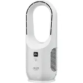 Adler AD 7343 USB-Tischventilator ohne Rotorblätter, kabellos, leise, mit Akku, LED-Display und 3 Geschwindigkeitsstufen, modern, Weiß