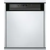 Whirlpool WBC3C26B, Teilintegriert, Standardgröße (60 cm), Schwarz, 14 Maßgedecke, 46 dB, Öko, Glas/Filigran, Intensiv, Vorwäsche, Schnell, Leise