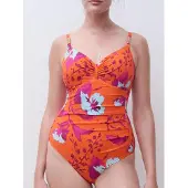 Chantelle Icon Swimwear Painted Flowers Größe: G75 | Badeanzüge Outlet | Damen
